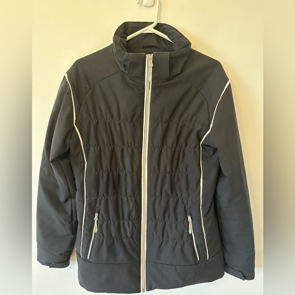 Descente black ski jacket